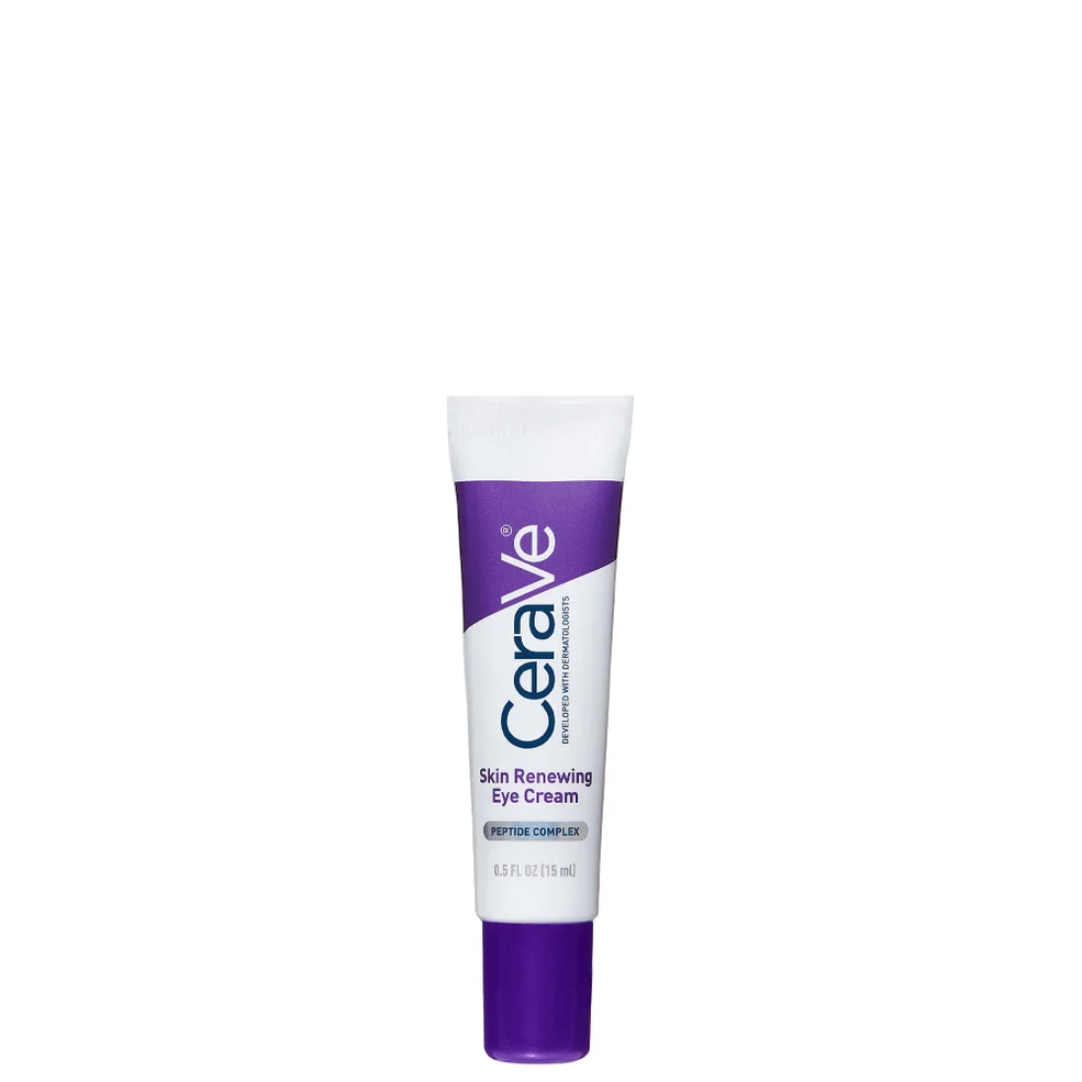 CeraVe Skin Renewing Eye Cream with Peptide Complex & Caffeine for Brighter Smoother Eyes 15ml Afbeelding 1