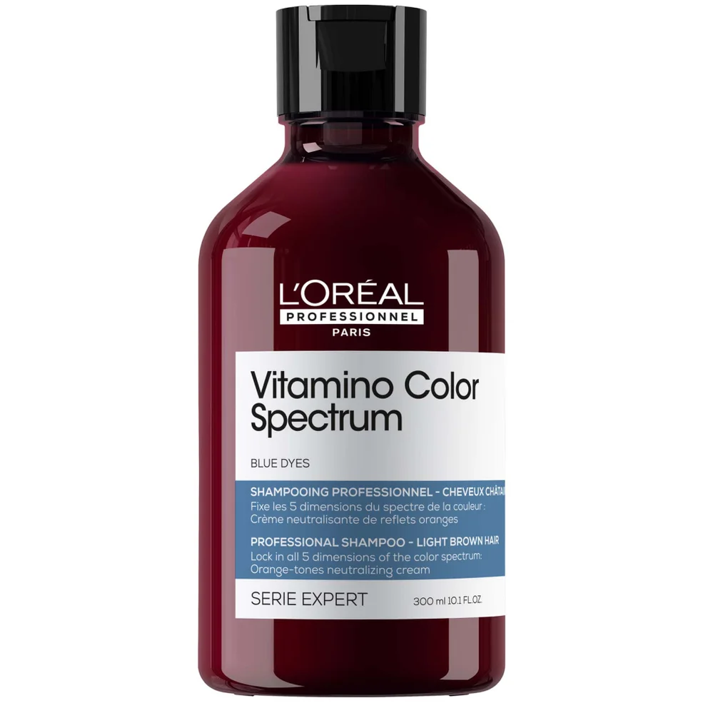 L'Oréal Professionnel Vitamino Color Spectrum Blue Tinted Shampoo For Light Brown Coloured Hair 300ml Afbeelding 1