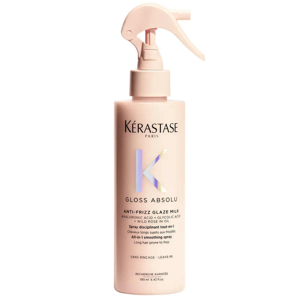 Kérastase Gloss Absolu Anti-Frizz Glaze Milk Spray with Glycolic Acid, Hyaluronic Acid and Wild Rose in Oil 190ml Afbeelding 1