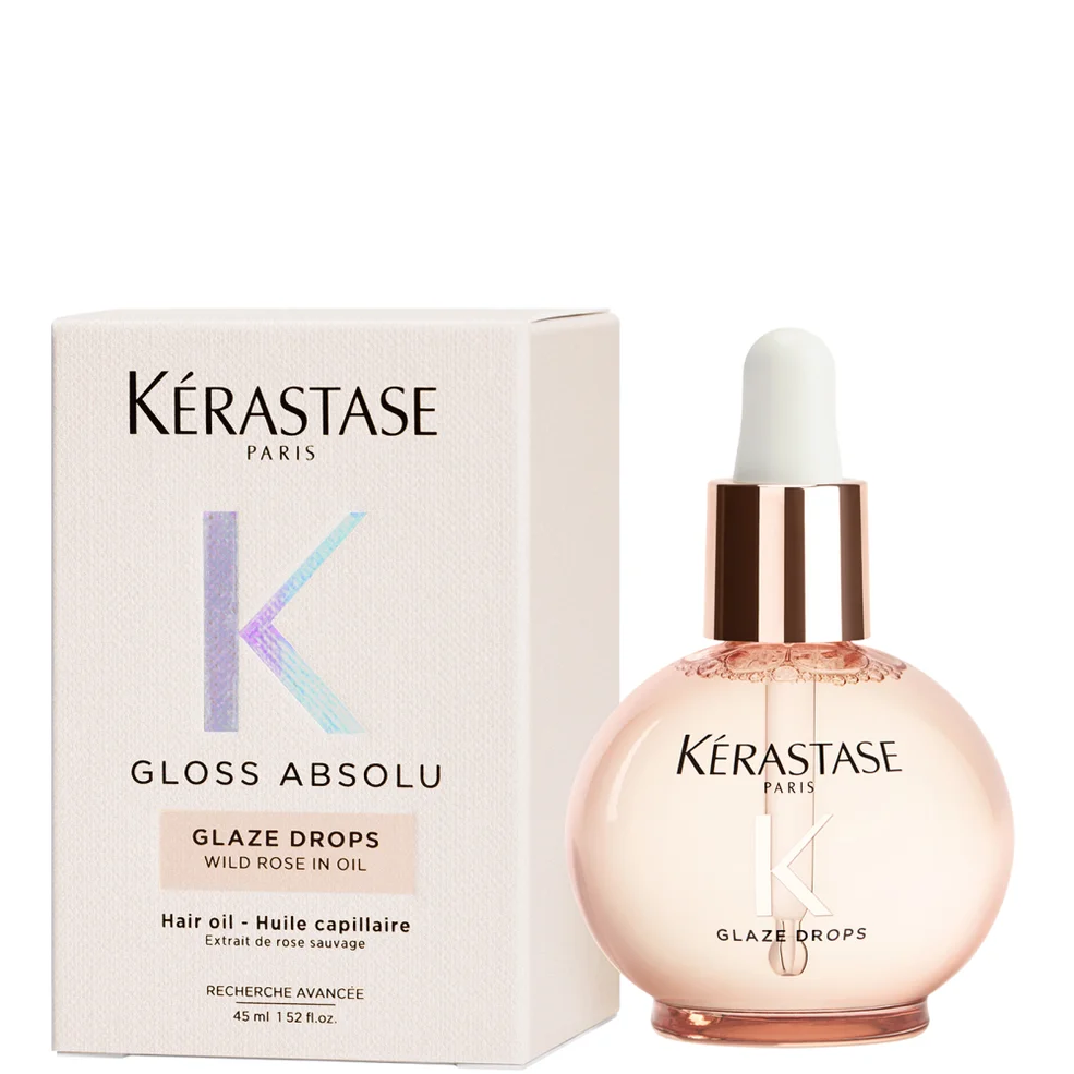Kérastase Gloss Absolu Glaze Drops Hair Oil with Wild Rose 45ml Afbeelding 1