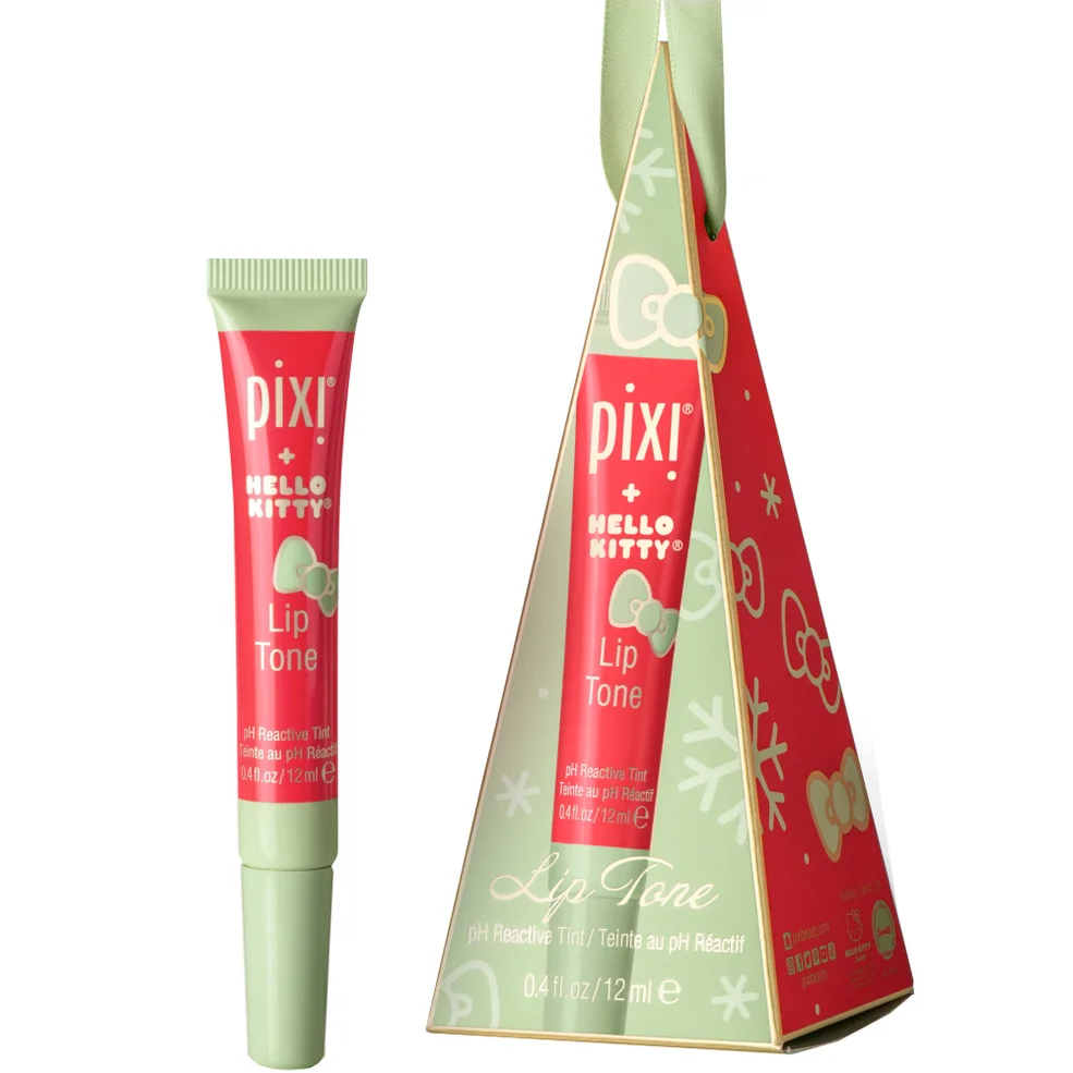 PIXI + HK Lip Tone Holiday 12ml Pyramid Ornament - Coral Delight Afbeelding 1