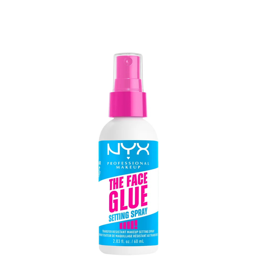 NYX Professional Makeup The Face Glue Setting Spray Up To 24 Hour Wear Transfer Resistant & Waterproof 60ml Afbeelding 1