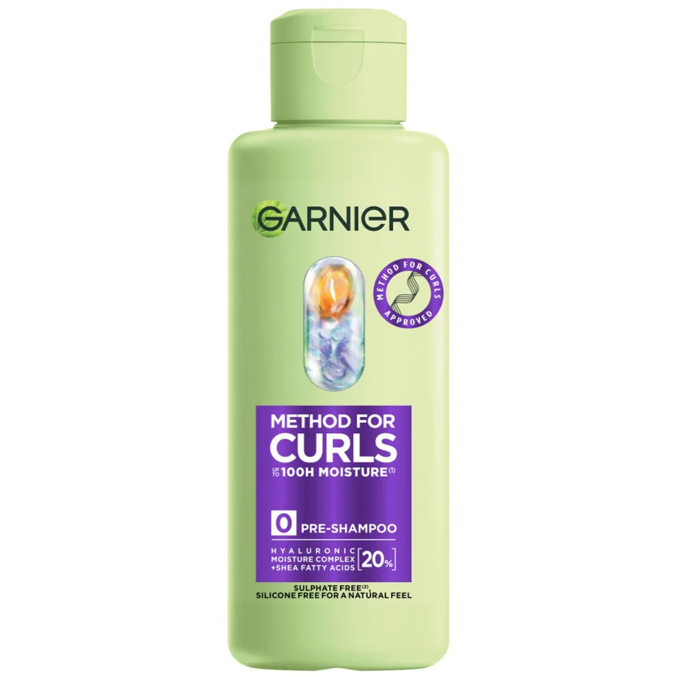 Garnier Method For Curls Pre-Shampoo, up to 100H moisture and definition 200ml Afbeelding 1
