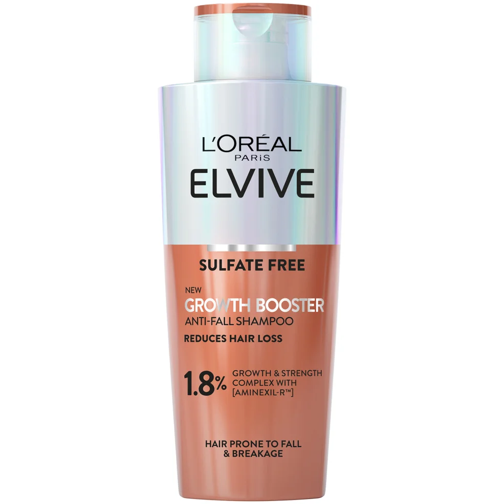 L'Oreal Paris Elvive Growth Booster Shampoo, Anti Hair Loss, 200ml Afbeelding 1