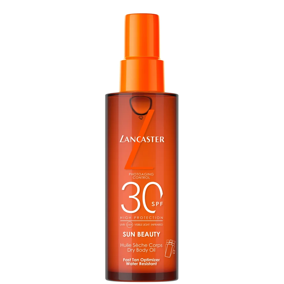 Lancaster Sun Beauty Satin Dry Oil Fast Tan Optimizer for Body SPF30 150ml Afbeelding 1