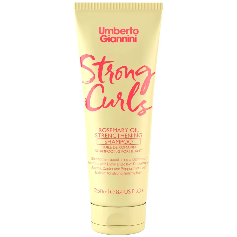 Umberto Giannini Strong Curls Rosemary Oil Shampoo 250ml Afbeelding 1
