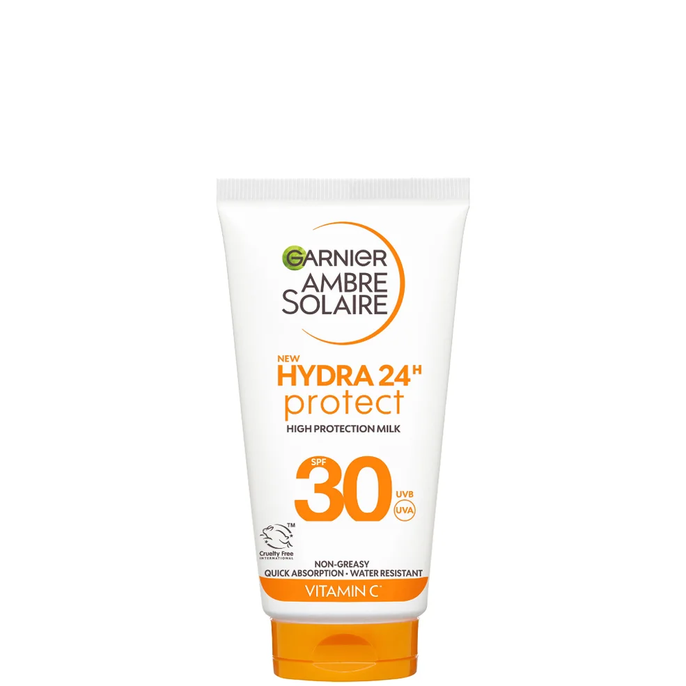 Garnier Ambre Solaire SPF 30 Hydra 24 Hour Protect High Protection UVB & UVA Hydrating Sun Cream Lotion, 50ml Afbeelding 1