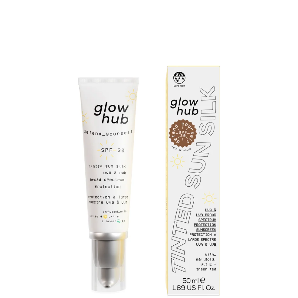 Glow Hub Tinted Sun Silk SPF 30 50ml (Various Shades) Afbeelding 1