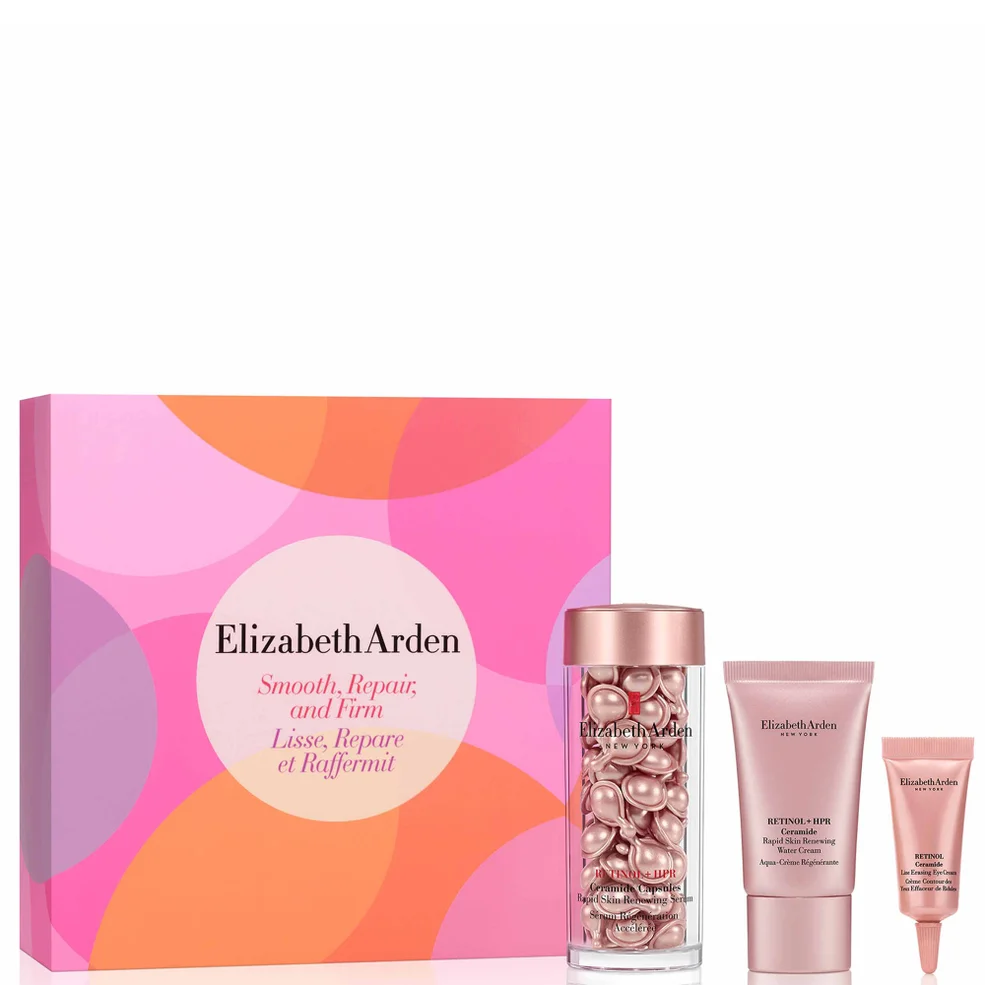Elizabeth Arden RETINOL + HPR CERAMIDE Smooth, Repair & Firm 60 Capsules Gift Set Afbeelding 1