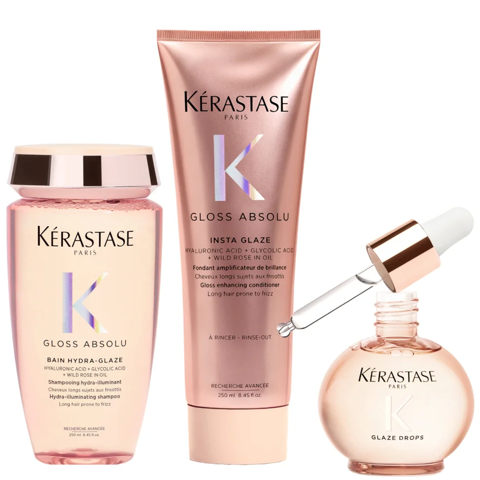 Kérastase Gloss Absolu Shampoo, Conditoner and Oil Bundle Afbeelding 1