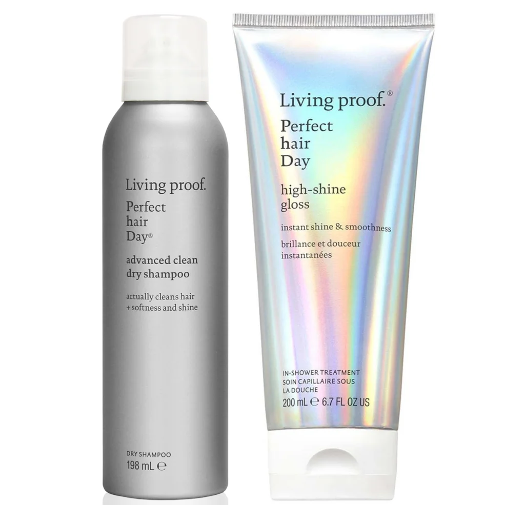 Living Proof Perfect Hair Day (PhD) Advanced Clean Dry Shampoo & High - Shine Gloss Duo Afbeelding 1
