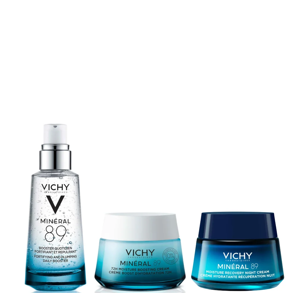 Vichy Minéral 89 3-Step Hydration Boost Day & Night Routine Bundle Afbeelding 1