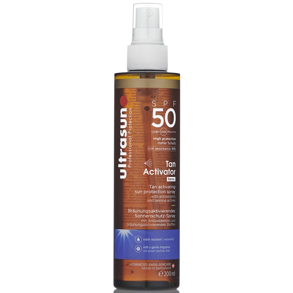 Ultrasun Body Tan Activator SPF50 200ml Afbeelding 1