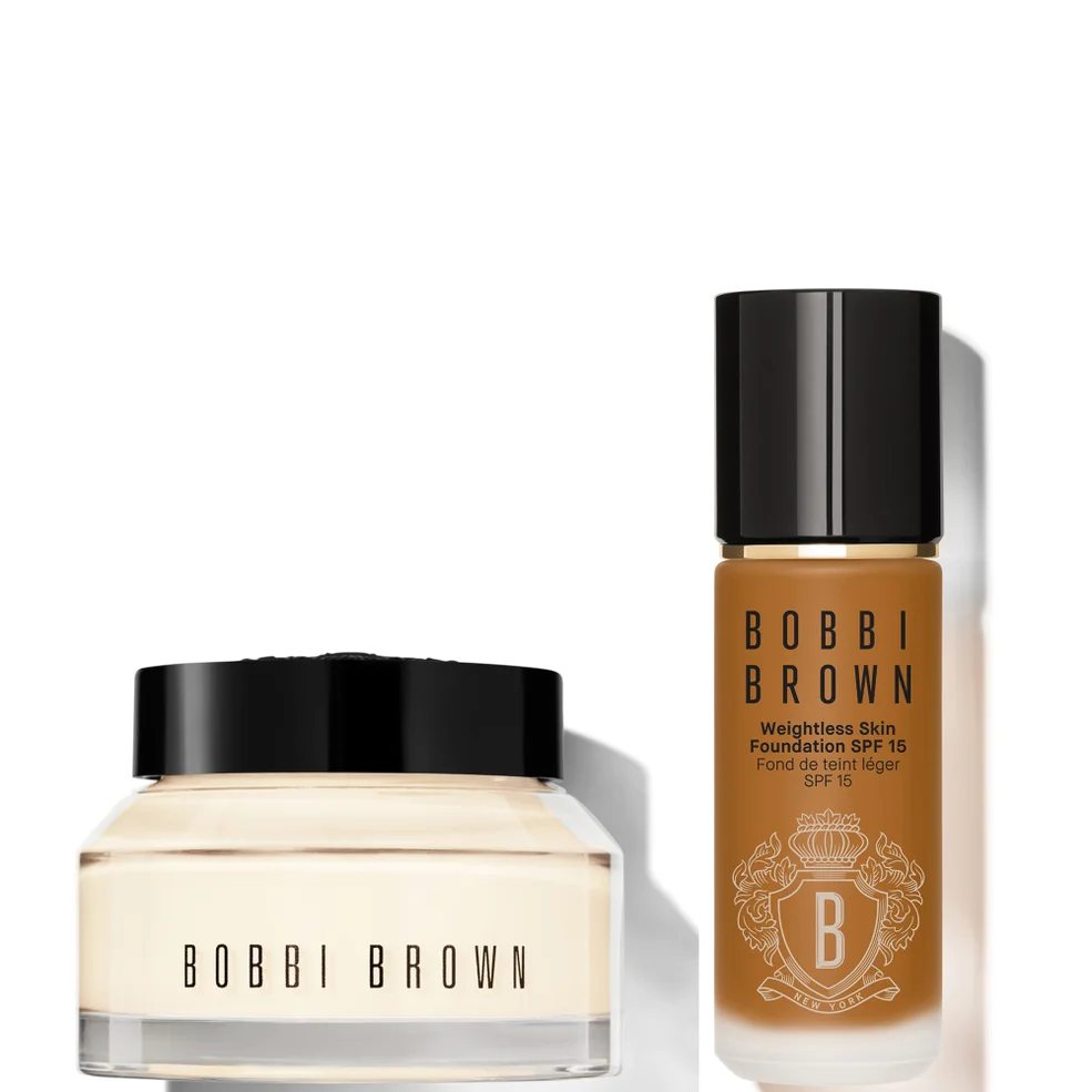 Bobbi Brown 24-hour Hydration Duo - Vitamin Enriched Face Base & Foundation Bundle (Various Shades) Afbeelding 1