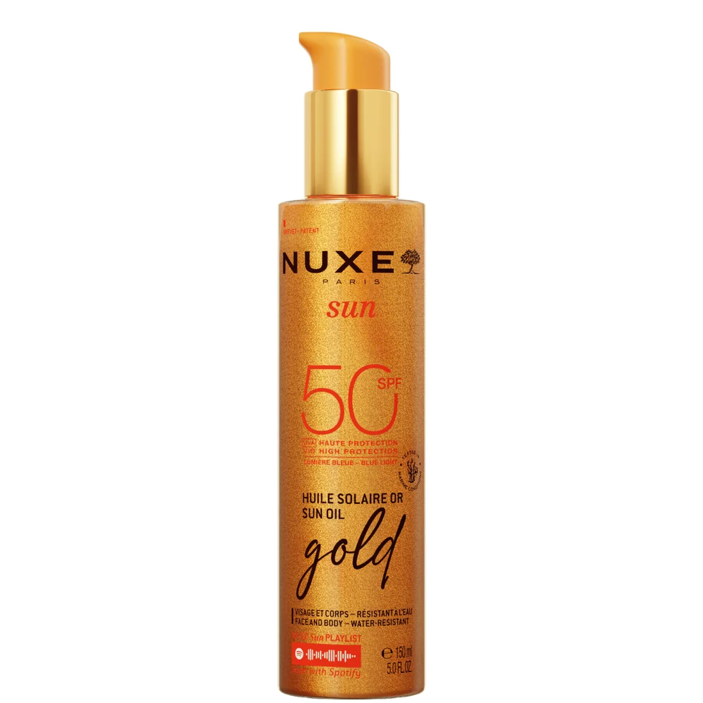 Nuxe Sun Oil Shimmering Gold SPF 50 150ml Afbeelding 1