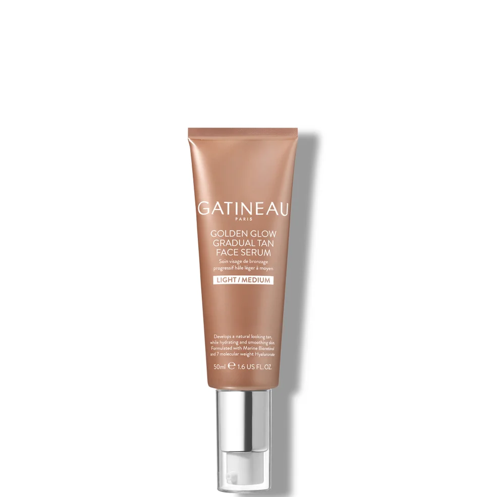 Gatineau Golden Glow Gradual Tan Face Serum 50ml - Light/Medium Afbeelding 1