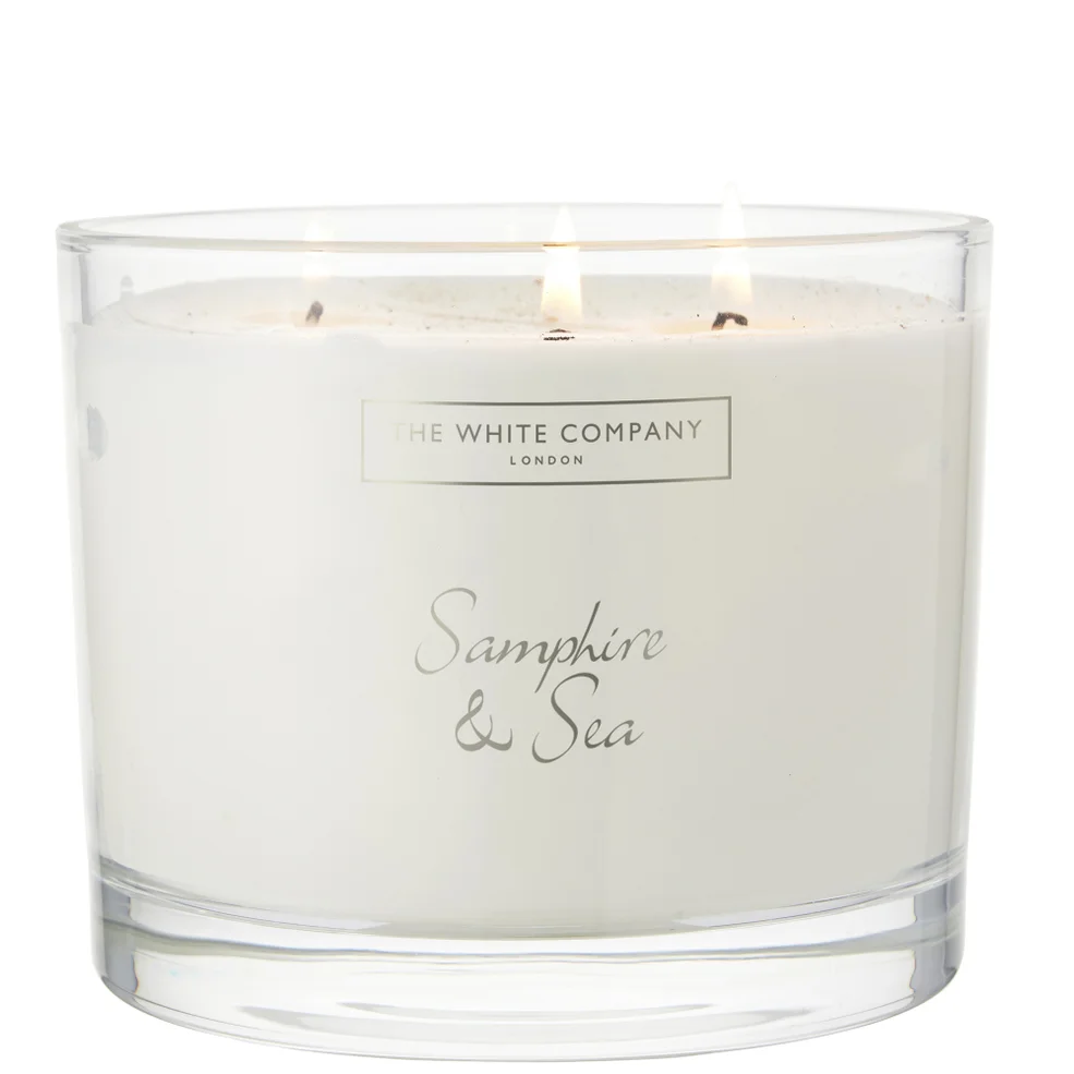 The White Company Samphire & Sea Large Candle 770g Afbeelding 1
