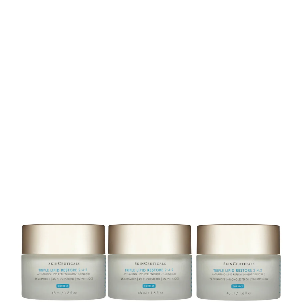 SkinCeuticals Triple Lipid Restore 2:4:2 Anti-Ageing Cream for Dry Skin 48ml (Three Pack) Afbeelding 1