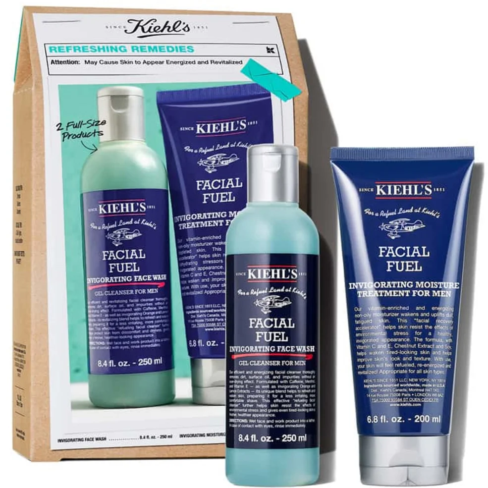 Kiehl's Facial Fuel Face Wash Set Afbeelding 1