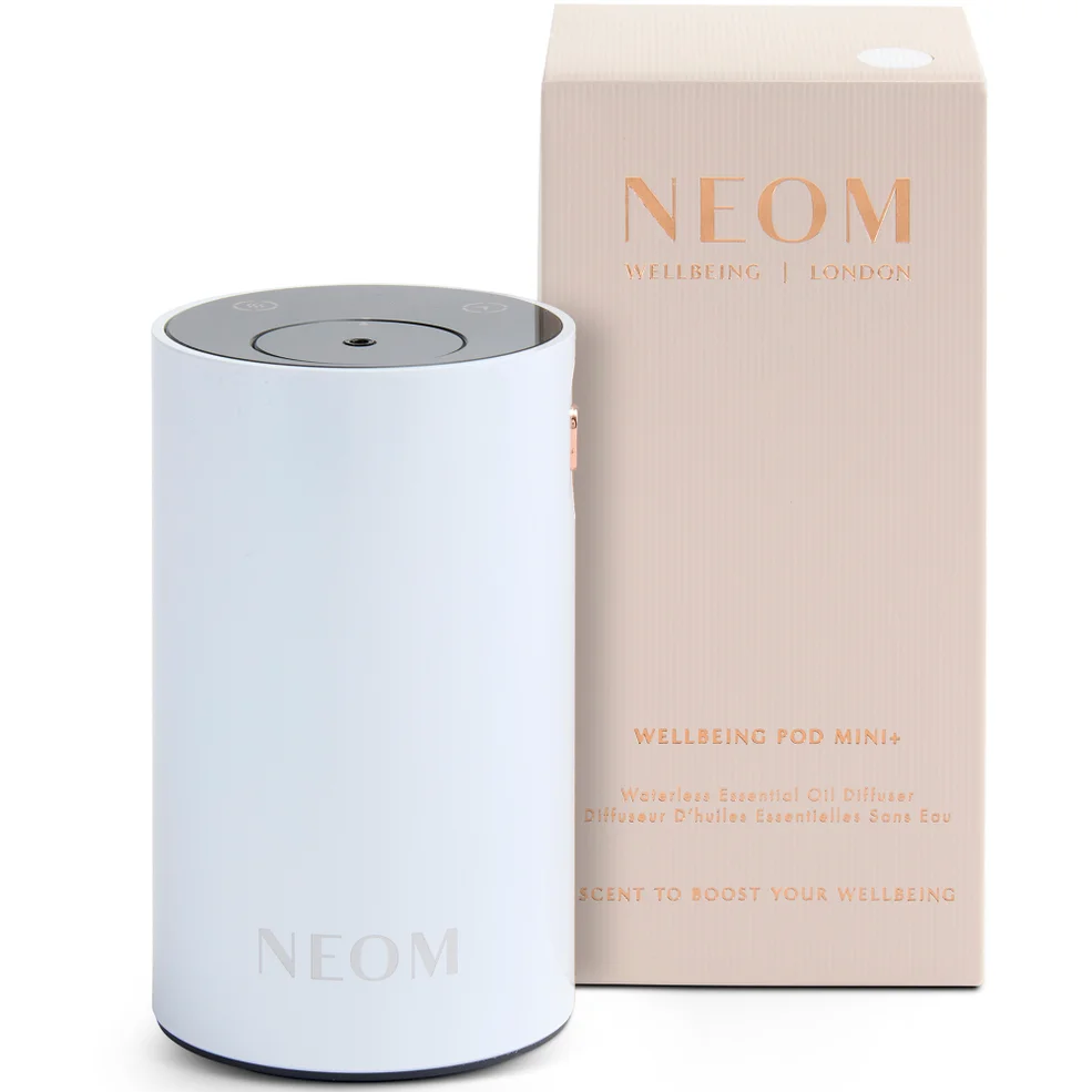 Neom Wellbeing London Pod Mini+ Waterless Essential Oil Diffuser White Afbeelding 1