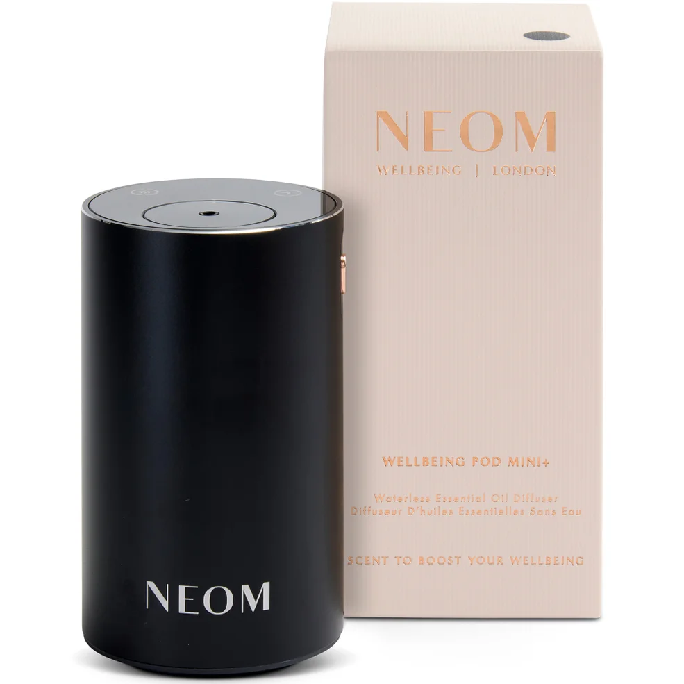 Neom Wellbeing London Pod Mini+ Waterless Essential Oil Diffuser Black Afbeelding 1