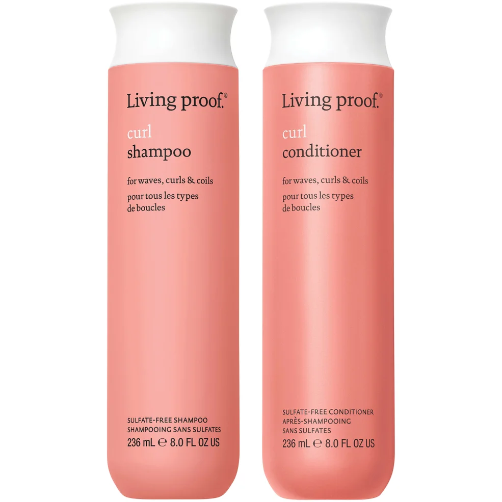 Living Proof Curl Shampoo and Conditioner Bundle for Stronger, Hydrated, Healthier Looking Curls Afbeelding 1