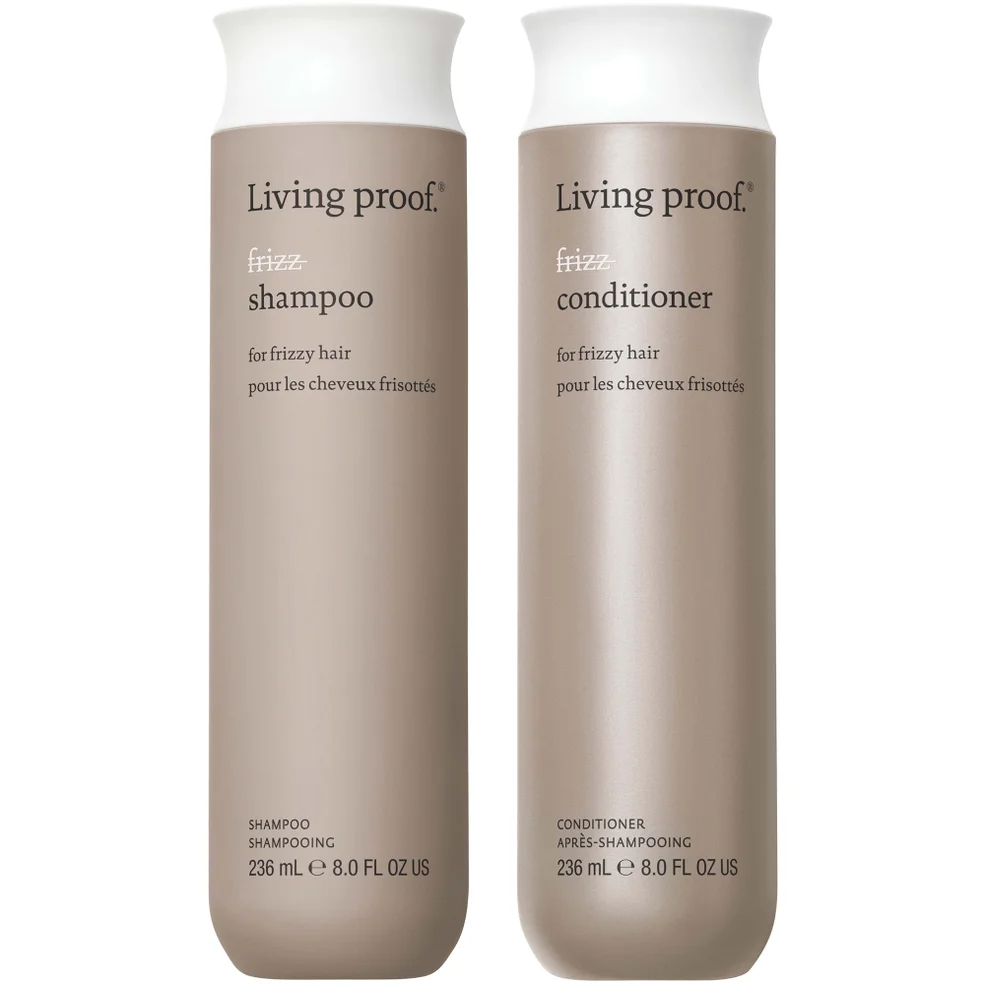 Living Proof No Frizz Shampoo and Conditioner Bundle for Frizz Control, Smoothness and Shine Afbeelding 1
