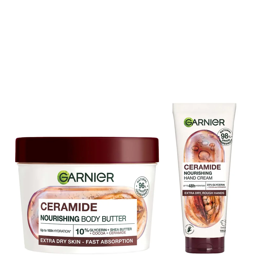 Garnier Ceramide and Cocoa Hand Body Bundle Afbeelding 1