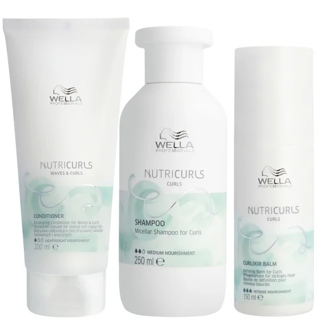 Wella Professionals Care Nutri Curls Trio Regime Bundle