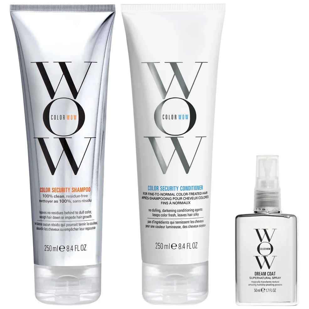 Color Wow Dream Clean Fine to Normal and Travel Dream Coat Supernatural Spray Trio Afbeelding 1