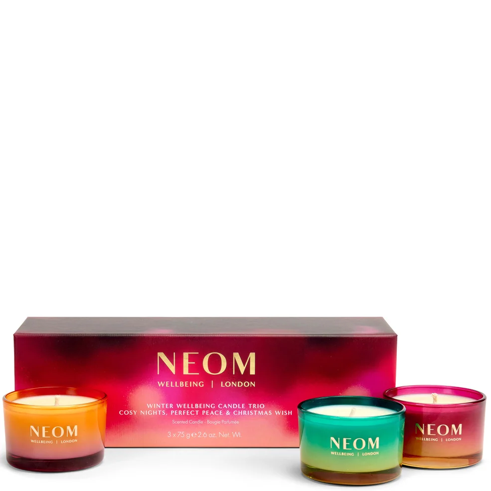 NEOM Winter Wellbeing Candle Trio Afbeelding 1