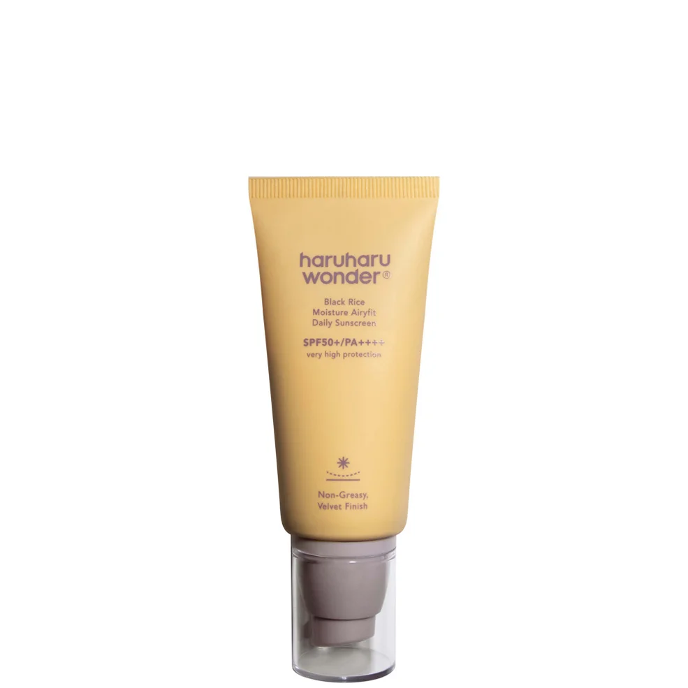 Haruharu Wonder Black Rice Moisture Airyfit Daily Sunscreen SPF50+/PA++++ 50ml Afbeelding 1