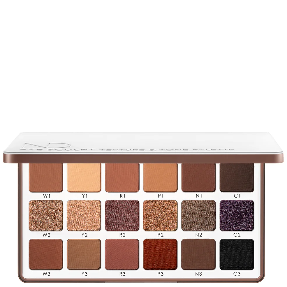 Natasha Denona Eye Sculpt Texture and Tone Eyeshadow Palette - Dramatic Afbeelding 1