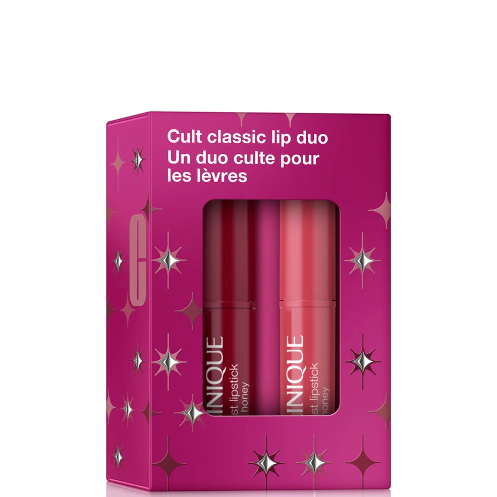 Clinique Cult Classic Lip Duo: Almost Lipstick Honey Gift Set Afbeelding 1
