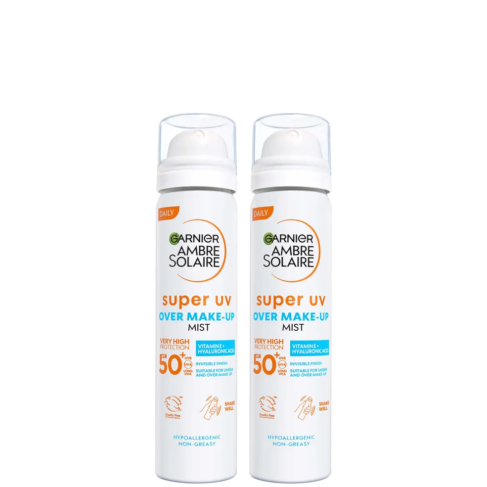 Garnier Ambre Solaire Over Makeup Super UV Protection Mist SPF50+ 75ml Duo Afbeelding 1