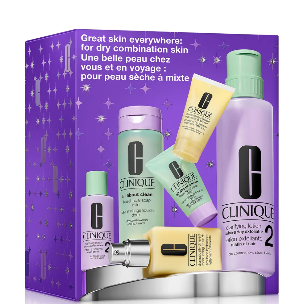 Clinique Great Skin Everywhere Set: For Dry Combination Skin Afbeelding 1