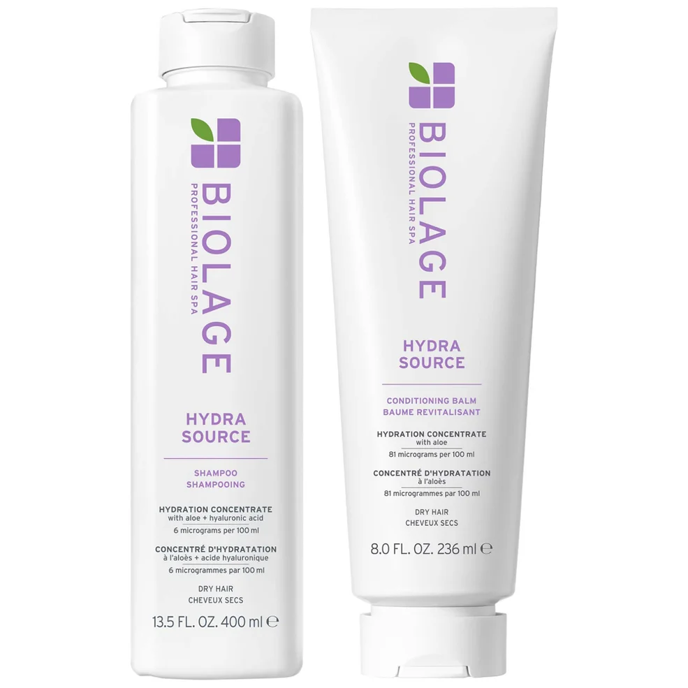 Biolage Hydra Source Shampoo 400ml and Conditioner 236ml Duo Afbeelding 1