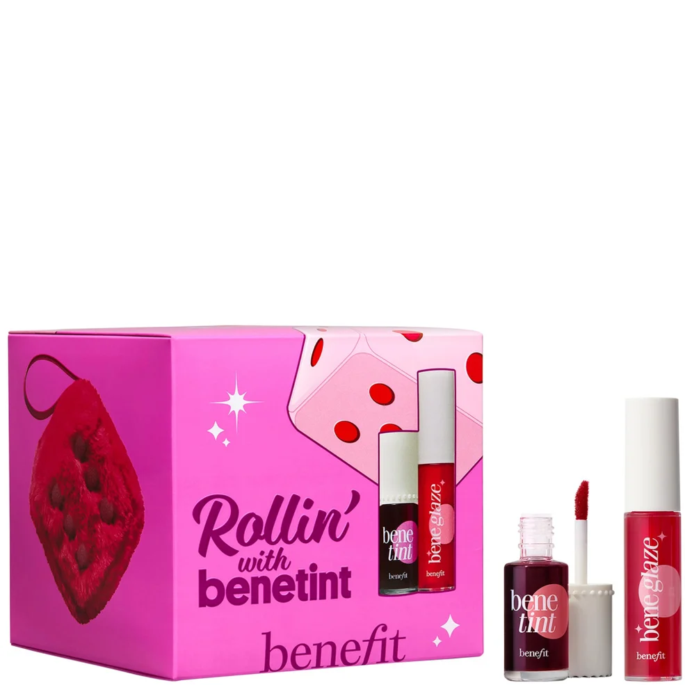 benefit Rollin with Benetint Cheek & Lip Tint and Limited Edition Lip Oil Duo with Beauty Bag Afbeelding 1
