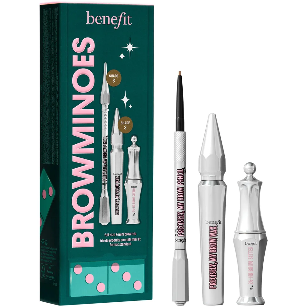 benefit BROWminoes 3 Eyebrow Makeup 3-piece Gift Set Afbeelding 1