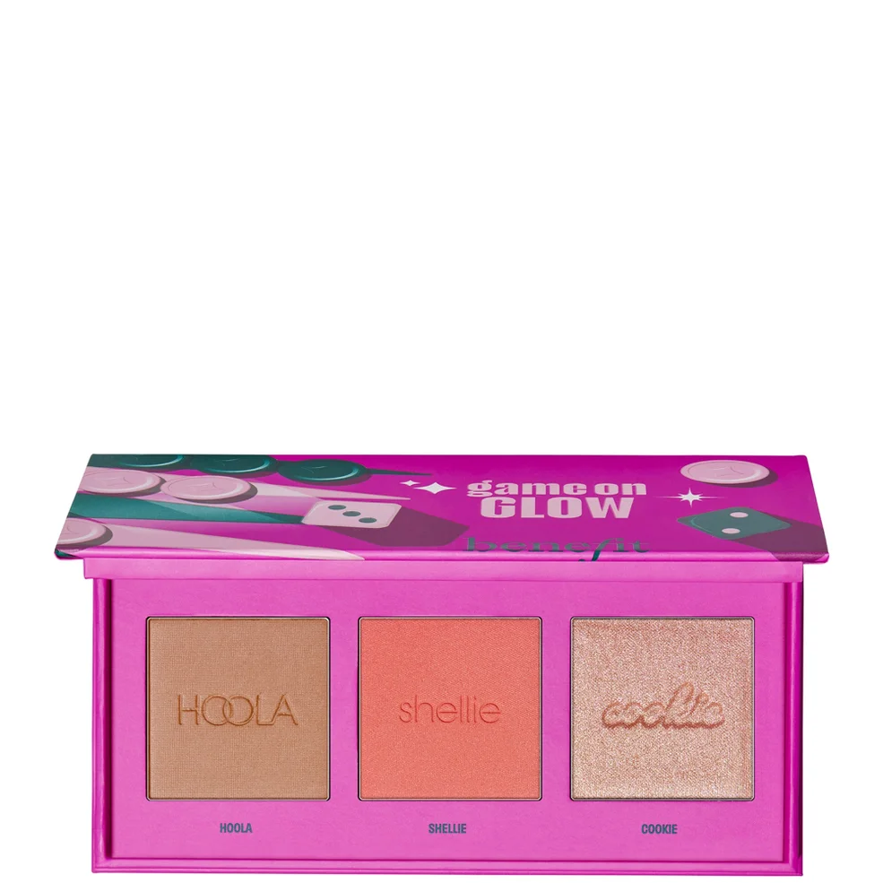 benefit Game On Glow Blush, Bronzer and Highlighter Limited Edition Cheek Palette Afbeelding 1