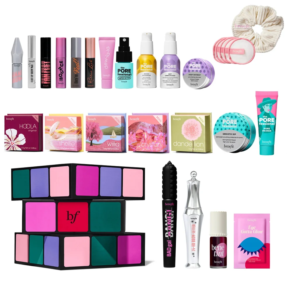 benefit Glam Cube 24 day Christmas Beauty Advent Calendar Afbeelding 1
