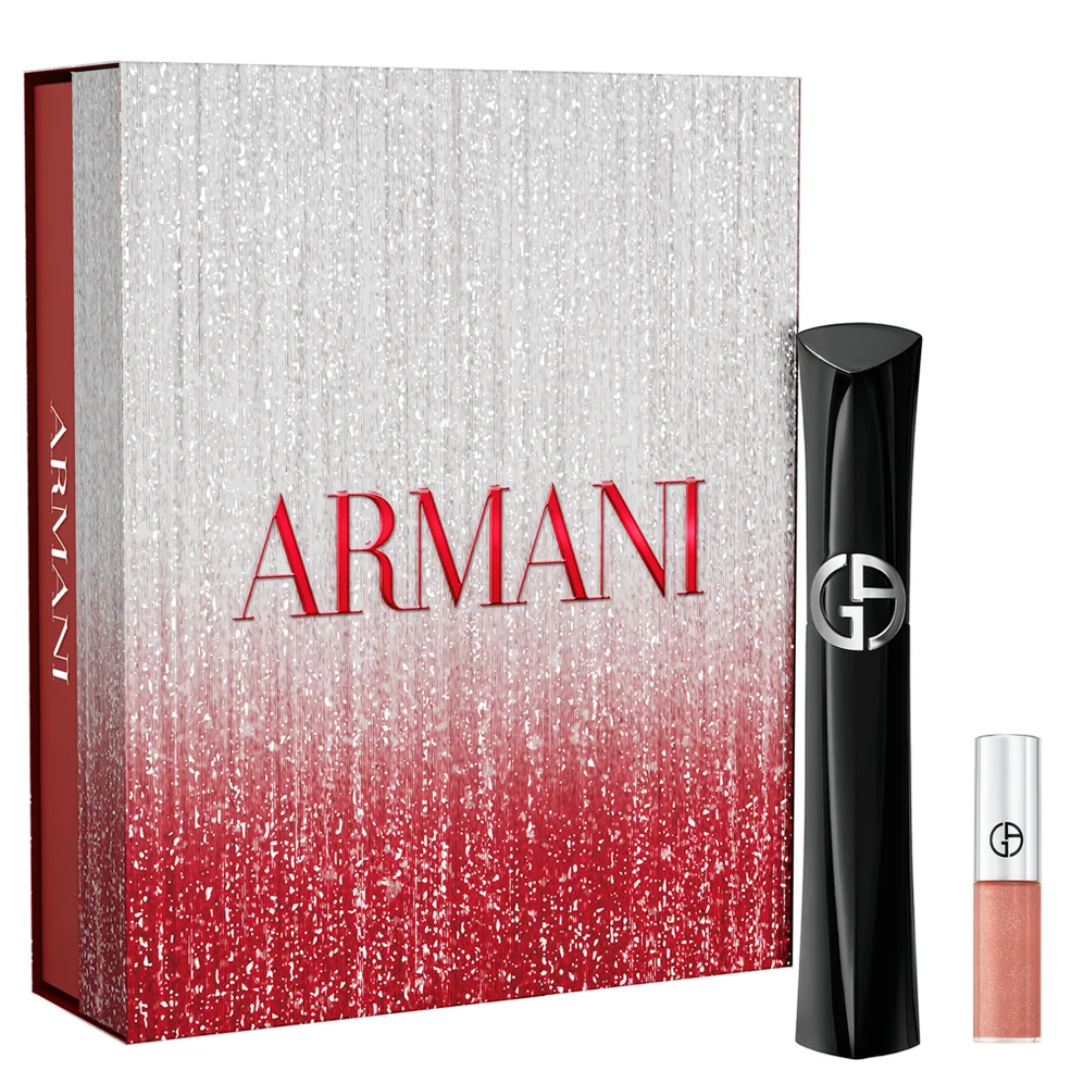Armani Vertigo Lift Mascara & Mini Prisma Glass Icy Plumper Gift Set Afbeelding 1