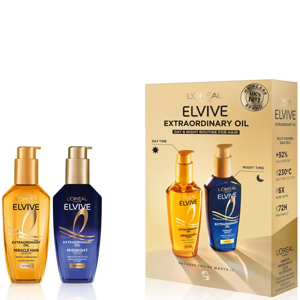 L’Oreal Paris Elvive Extraordinary Oil Day & Night Set Afbeelding 1