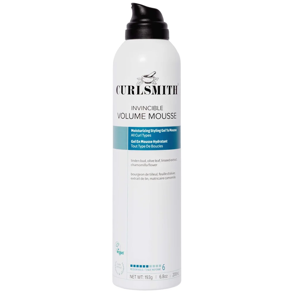 Curlsmith Invincible Volume Mousse 200ml Afbeelding 1