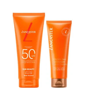 Lancaster Tan Maximiser & Beauty Body Milk SPF50 Duo Bundle - undefined undefined