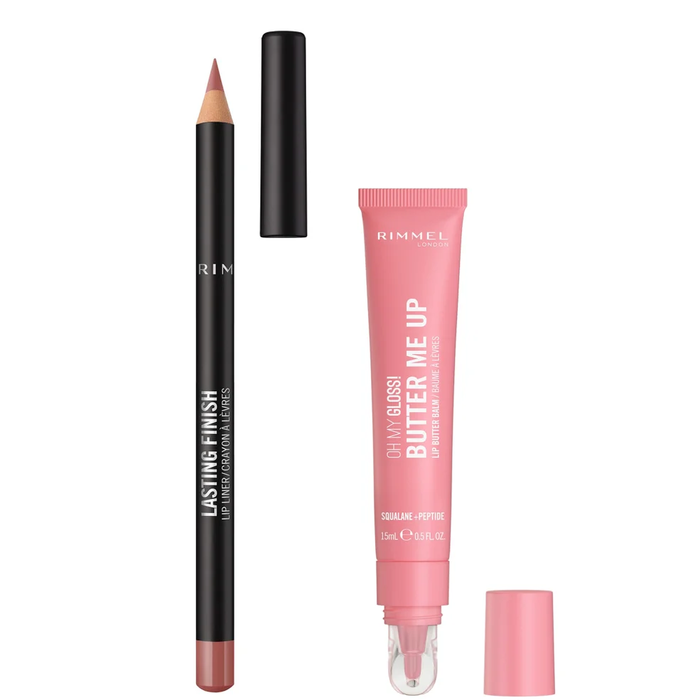 Rimmel Butter Me Up & Lasting Finish Lip Bundle (Various Shades) Afbeelding 1
