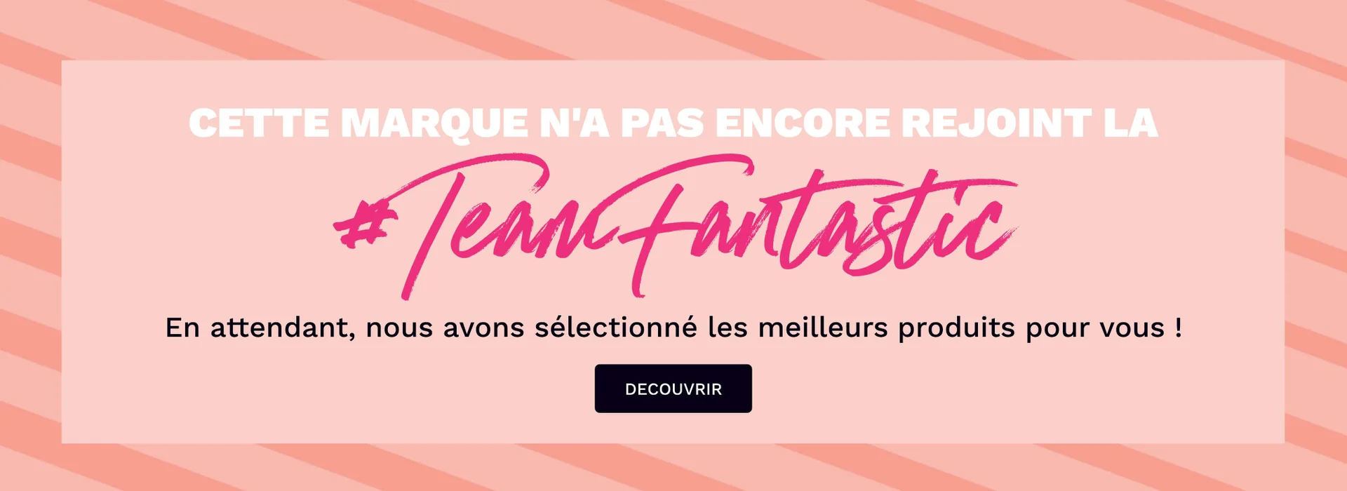 On ne stocke pas cette marque