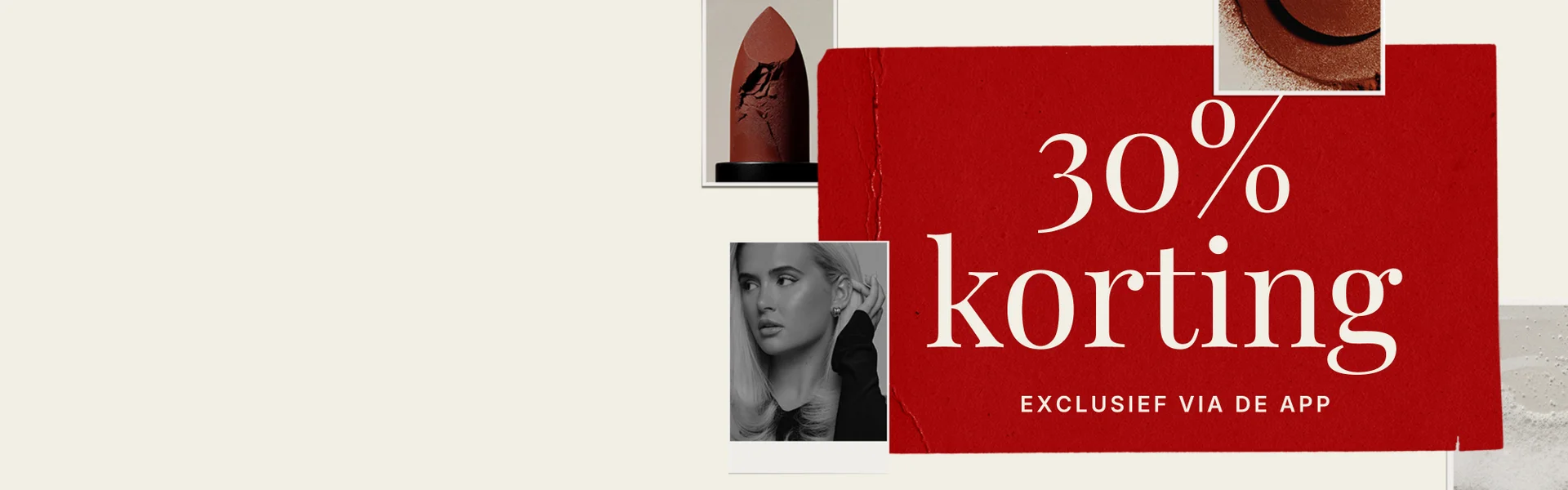 App exclusief: 30% korting